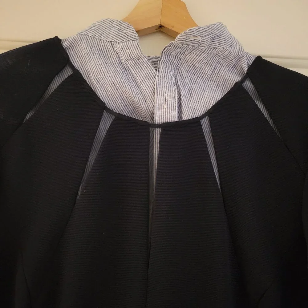 Badgley Mischka Formal Navy Blue Dress Size 14 - Picture 4 of 6